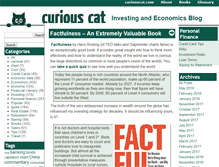 Tablet Screenshot of investing.curiouscatblog.net